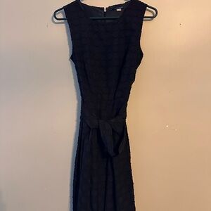 Tommy Hilfiger Black Polka Dot Midi Dress